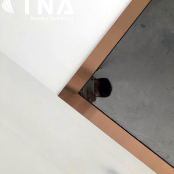 Nẹp Inox Trần Thạch Cao Dạng Vuông Góc