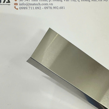 Nẹp L Inox Màu Trắng Xước NLW2