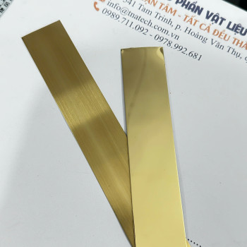 La Inox Thanh Màu Vàng Gương 8K TMVG1