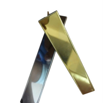 Nẹp T Inox Màu Vàng Gương NTG1 Nẹp T Inox Màu Vàng Gương NTG1