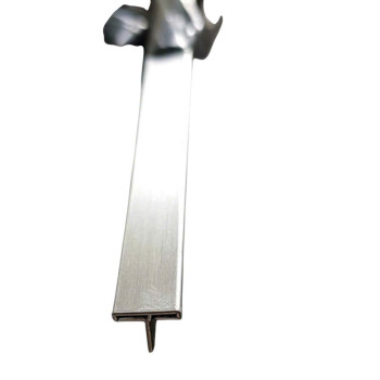 Nẹp T Inox Màu Trắng Xước NTW2 Nẹp T Inox Màu Trắng Xước NTW2