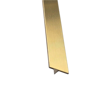 Nẹp T Inox Màu Vàng Xước NTG2 Nẹp T Inox Màu Vàng Xước NTG2